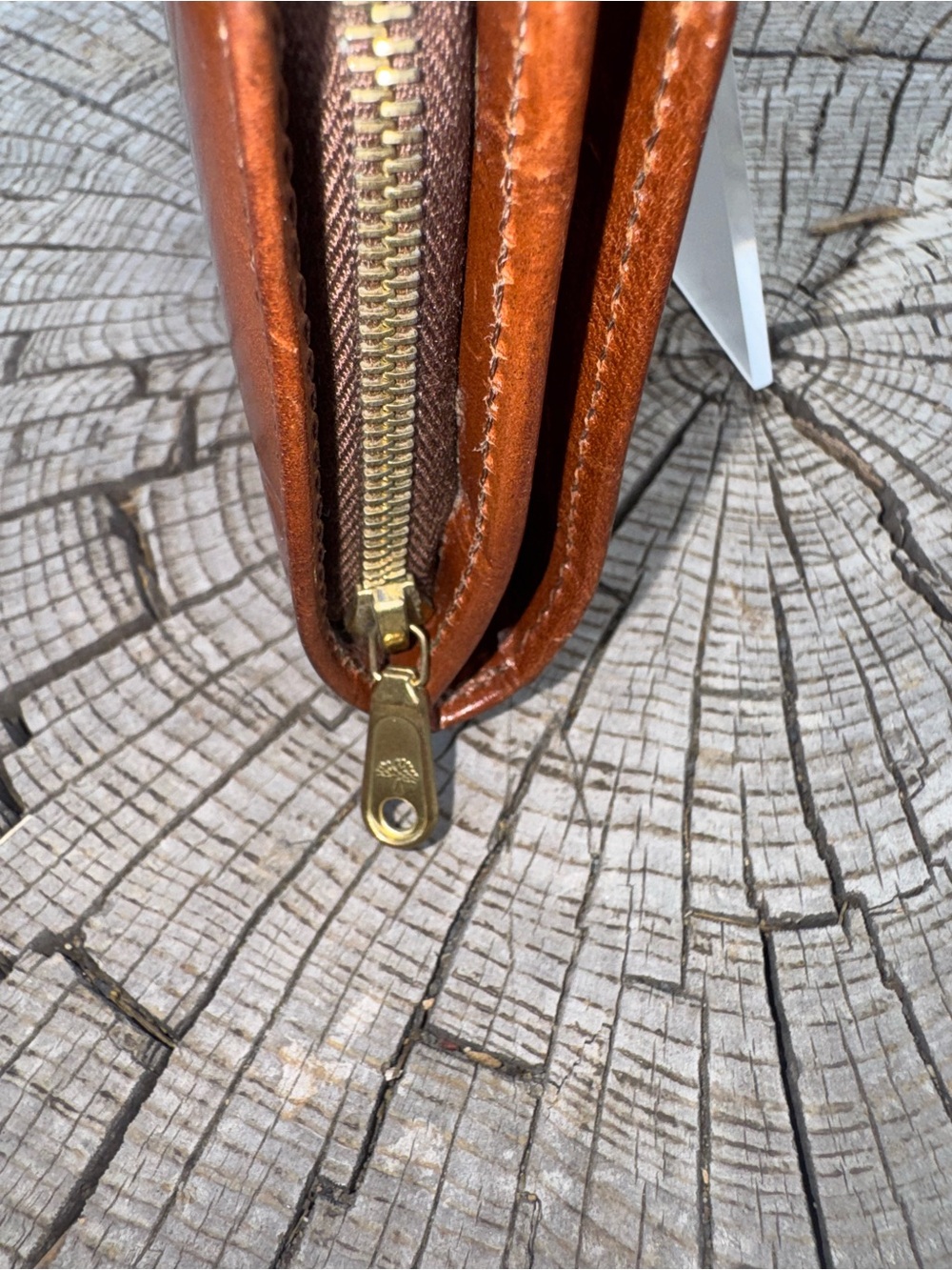 Mulberry rare Brown Croc-Embossed Leather Wallet. - Picture 7 of 8
